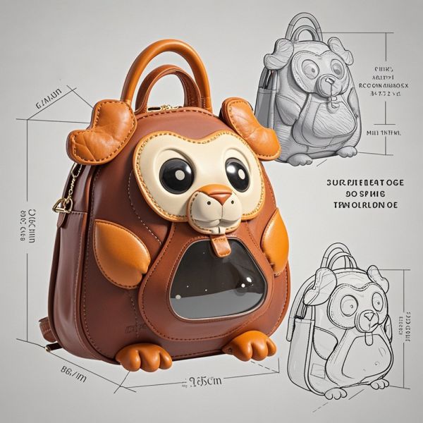 Disinn tal-Annimali Shape Ita Bag